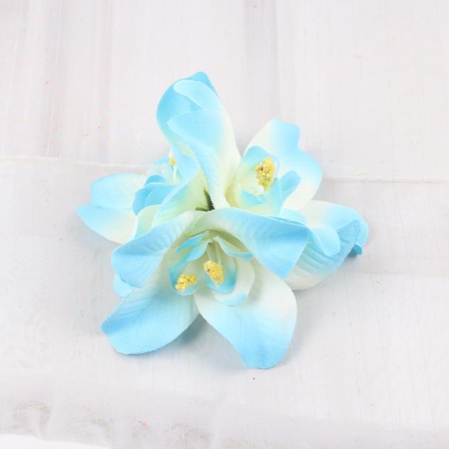 Bohemia Canna Flowers Samll Hair Clips Hawaii Bridal Flowers Hair Clips Hairpins Barrette For Wedding Hair Accessories