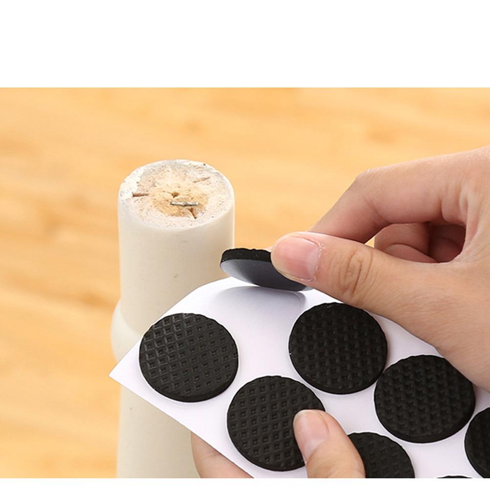 48Pcs Eva Non-Slip Floor Protector Pads Self-Adhesive Thick Furniture Feet Cover Chair Table Mat Floor Noise Protection