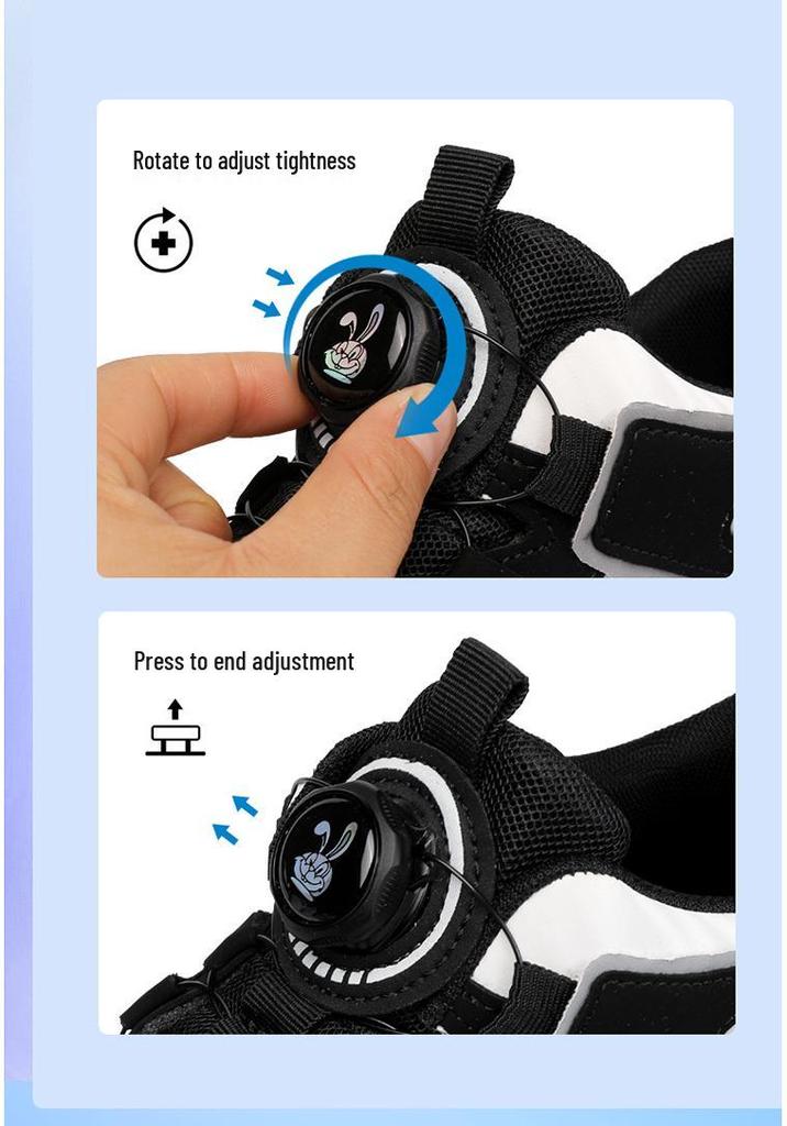 Vierrädrige Rollschuhe für Kinder - Sportliche Laufschuhe mit Rollen für Mädchen und Jungen