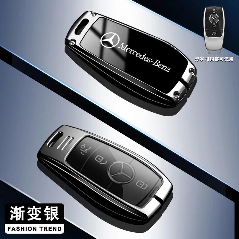 

2025 Горячая Автомобильная Наклейка Чехол-Оболочка Сумка Для Умного Дистанционного Ключа Автомобиля Для Mercedes Benz A C E S G Class GLC CLE CLA GLB GLS W177 W205