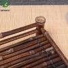 Handmade Purple Bamboo Tea Ceremony Set with Ceramic Tray and Bamboo Mat
