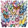 Butterfly Cartoon PET Waterproof Stickers for Journals, Bottles, Phones, and Computers