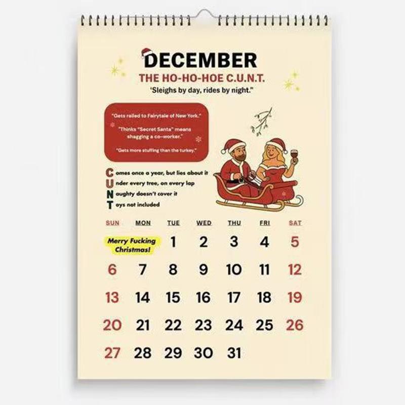 2026 Calendar - Easy-to-Hang Calendar To Welcome the New Year  Desk Calendar Planner Funny Calendar Wall Calendar