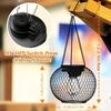 2PCS Outdoor Solar Lanterns Light Hanging Solar Lights Decorative LED Lighting Metal Waterproof Tree Light For Garden Yard Patio