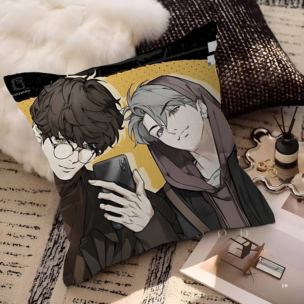 Nerd Project Bl Anime Pillow Cushion Cover Pillowcase Living Room Sofa Home Decor Customized