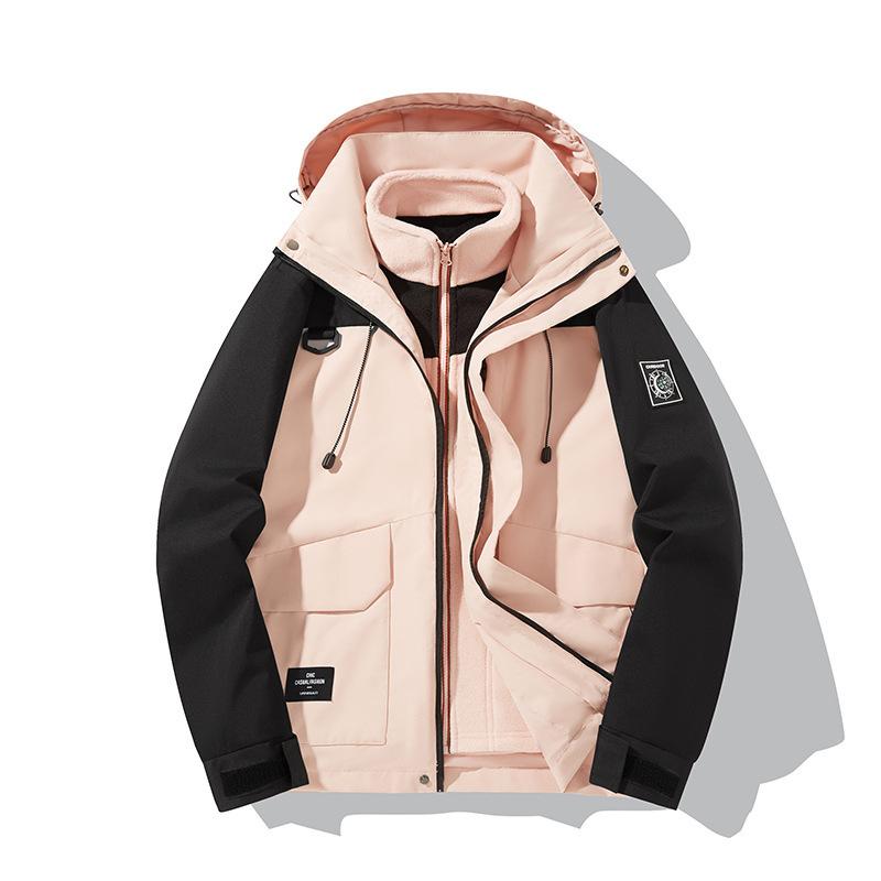 Herbst und Winter Neue Outdoorjacke Herren- und Damen-Outdoorjacke Lockere Jacke im Hongkong-Stil