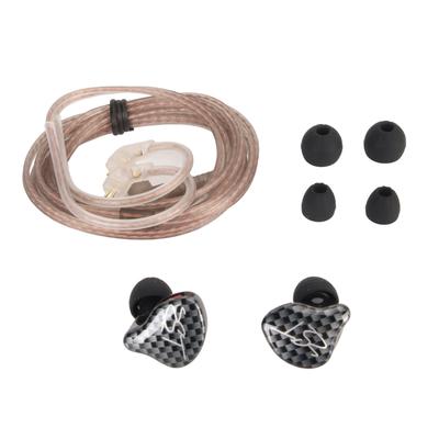 KZ ZST Monitor Ohrhörer 3,5mm Winkelstecker Geräuschunterdrückung 1BA 1DD HiFi Kabelgebundene Monitor Kopfhörer