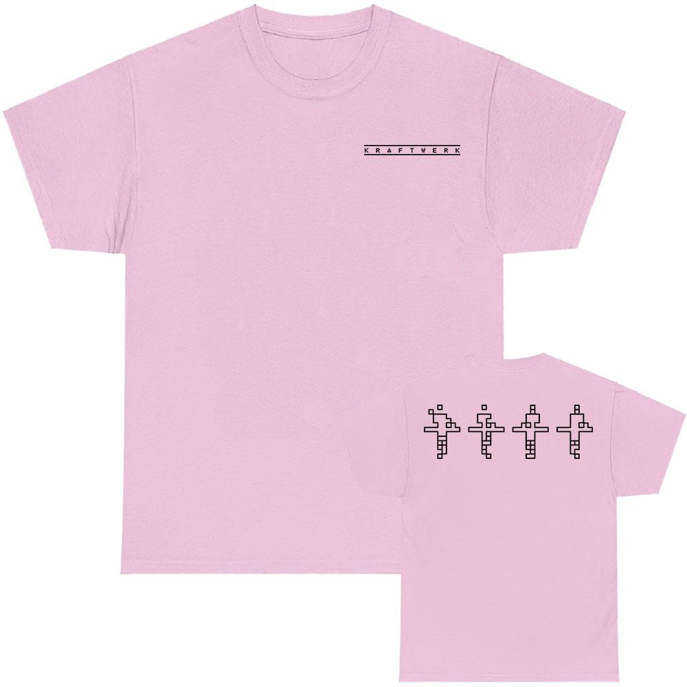 Kraftwerk Graphic Print T-shirt Short Sleeve Cotton Tshirts Unisex Streetwear Hip Hop Fashion Casual T Shirt Tees