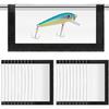 6Pcs Clear Baits Cover Fishing Lure Wrap Clear PVC Lure Cover Baits Gloves Fish Hook Storage Protectors Easy to Use