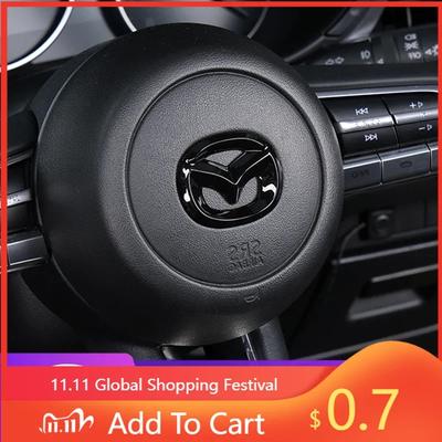 2025 Forró Mazdaspeed Autó Kormánykerék Dísz Címke Matrica Autó Tartozékok Mazda 2 3 6 5 Atenza CX3 CX5 MX5 CX7 Axela CX30 C-hez
