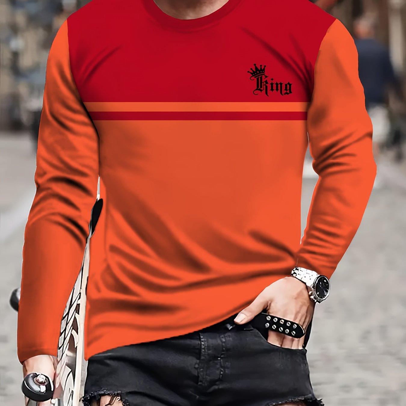 

Винтажная мужская футболка с длинным рукавом, лоскутные футболки, топы, клетчатая футболка для мужчин, 3D полосатая принтованная одежда, свободная уличная одежда 5xl 5XL