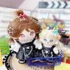 Niannyyhouse 10cm~15cm 20cm Plush Toy Clothes: White Shirt, Black Skirt, Cotton Doll, Dress-up Accessories (10cm~15cm)