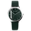 Montre Femme - Mila - Cadran Vert - Boîtier 39 Mm - Bracelet Cuir Vert