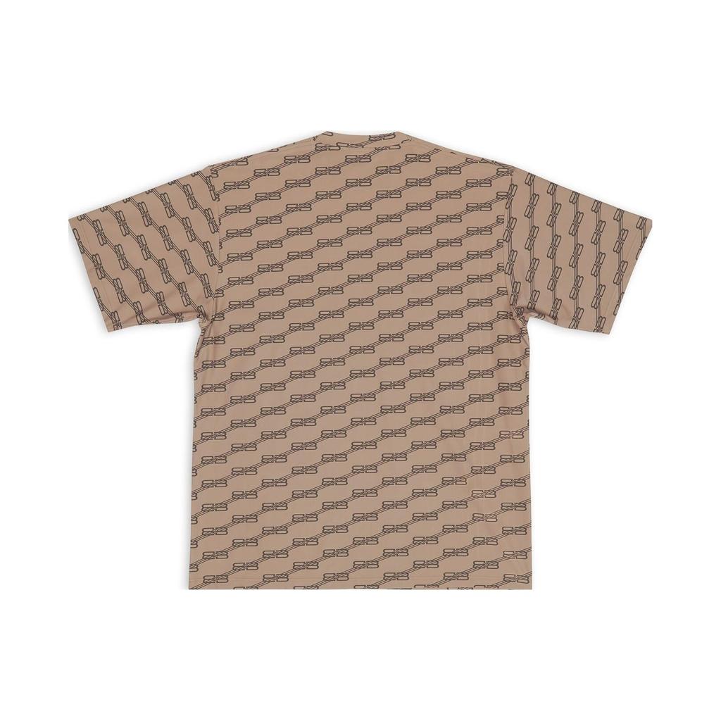 Balenciaga BB Monogram Swim T-Shirt 'Beige' Men's 6570274B7B99764