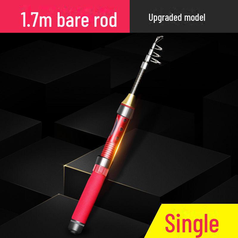 

Ультракороткий портативный мини-набор удочек для морской рыбалки с возможностью дальнего заброса 1.7m bare rod retracted to only 29cm