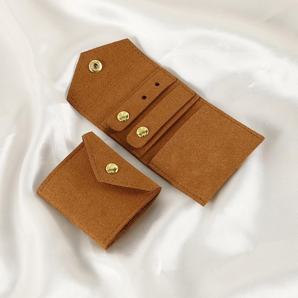 Elegant Jewelry Case Bag Small Packing Pocket Functional Storage Organizer Holder for Necklaces Rings Earrings