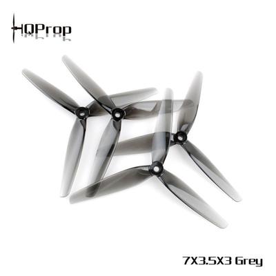 HQProp 7-inch 3-Blade Translucent Gray X8 Drone Racing Propeller 7X3.5X3