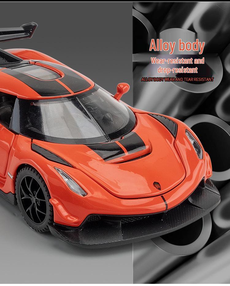 1:32 Koenigsegg Jesko Alloy Sports Car Model Toy for Kids
