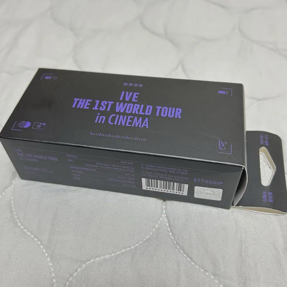 

Нераспечатанный Самая низкая цена) Ive World Tour Cinema Pop-up Quick Snap