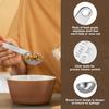 2pcs 1 Teaspoon(1/3 tbsp | 5 ml | 5 cc | 1/6 oz) Measuring Spoons, 18/8 Food Grade Stainless Steel, More Corrosion Resistant, Wide Handle Anti-Shake