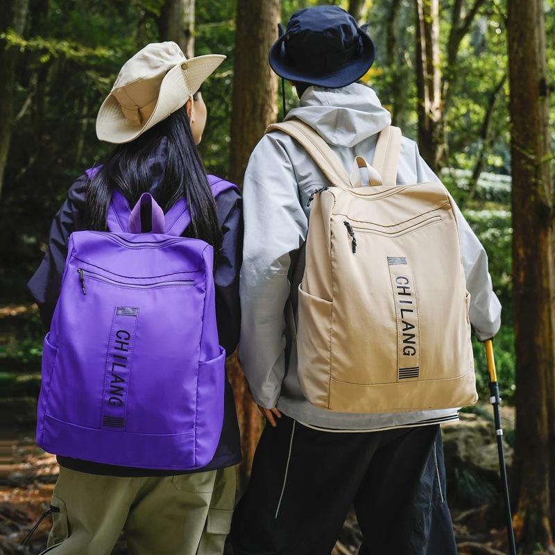 Men Large Capacity Backpack Middle School Student Schoolbag Women Outdoor Lightweight Travel Backpack