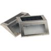 TG64419 Halogen, Solar LED Lamp, Wall Lamp 2 Pcs., Twilight Sensor, Facade Lamps