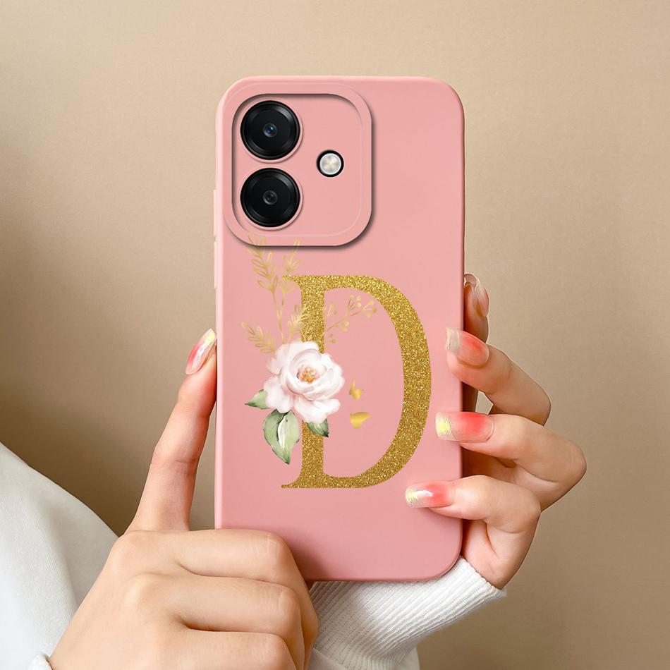 For Oppo A40 A40m A60 A80 Case Simple Letters Soft Liquid Silicone Anti Drop Phone Back Cover For Oppo A 60 4G 5G Couple Bumper