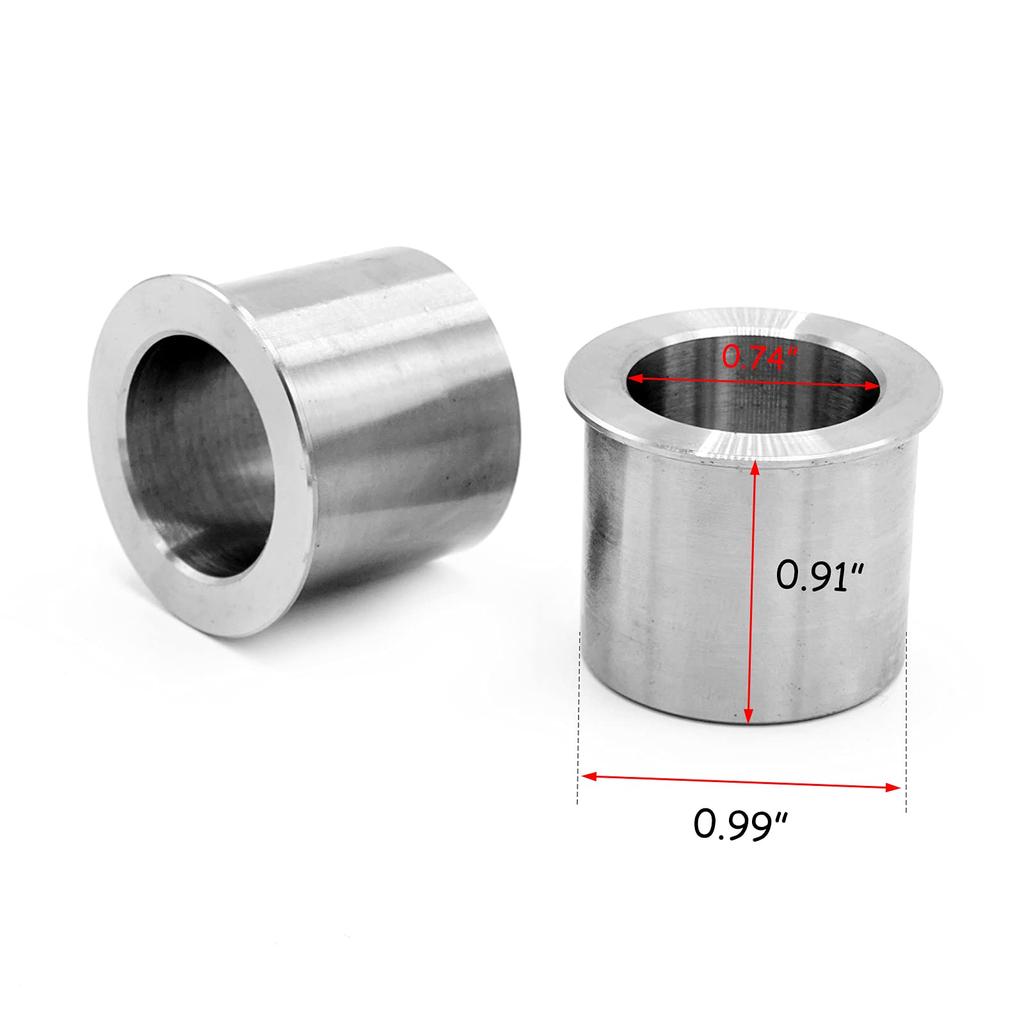 Wheel Bearing Reducer 1" To 3/4" Axle Reducer Spacer for Harley Chopper Bobber Models Wheel Bearing