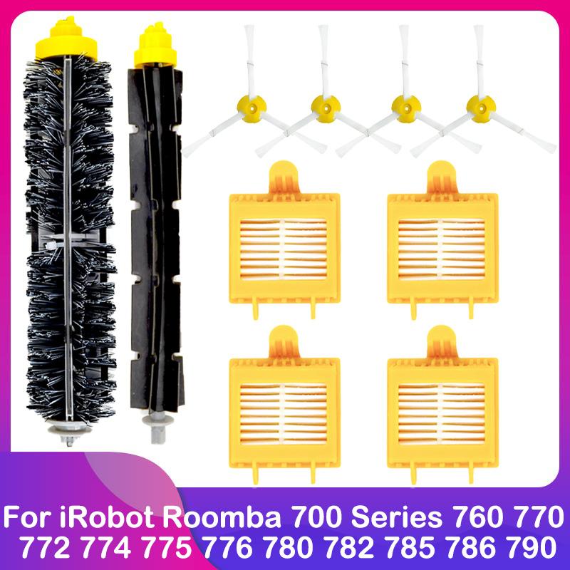 Fit For iRobot Roomba 700 Series 770 780 790 772 774 775 776 760 782 785 786 Main Side Brush Hepa Filter Wheel Accessories Spare