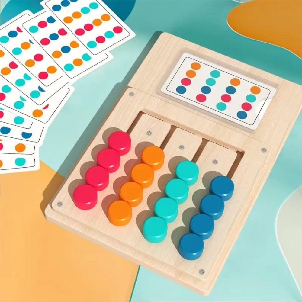 Hand-eye Coordination Colors Matching Game Colors Cognitive Puzzles  Kids Toy