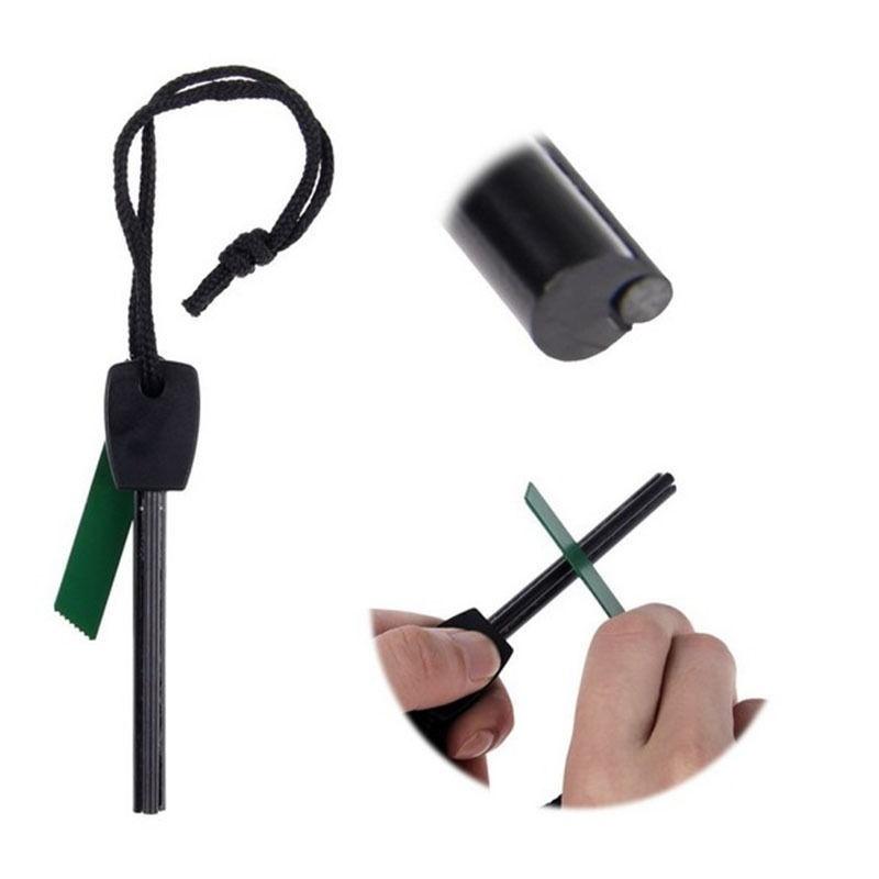 Kit di Sopravvivenza per Campeggio Escursionismo Acciarino in Magnesio Acciarino Accenditore Starter Kit di Emergenza