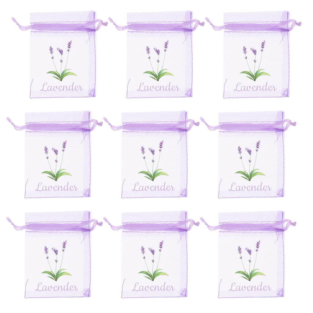 20 Pcs Empty Sachet Bag Jewelry Pouches Sacks Dried Flower Storage Bags Lavender Container Embroidered Gauze Sachets