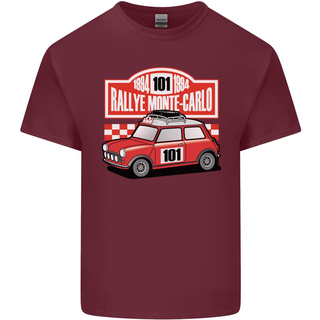 Rallye Monte Carlo Mini Rally Car Unisexs Light Cotton TShirt