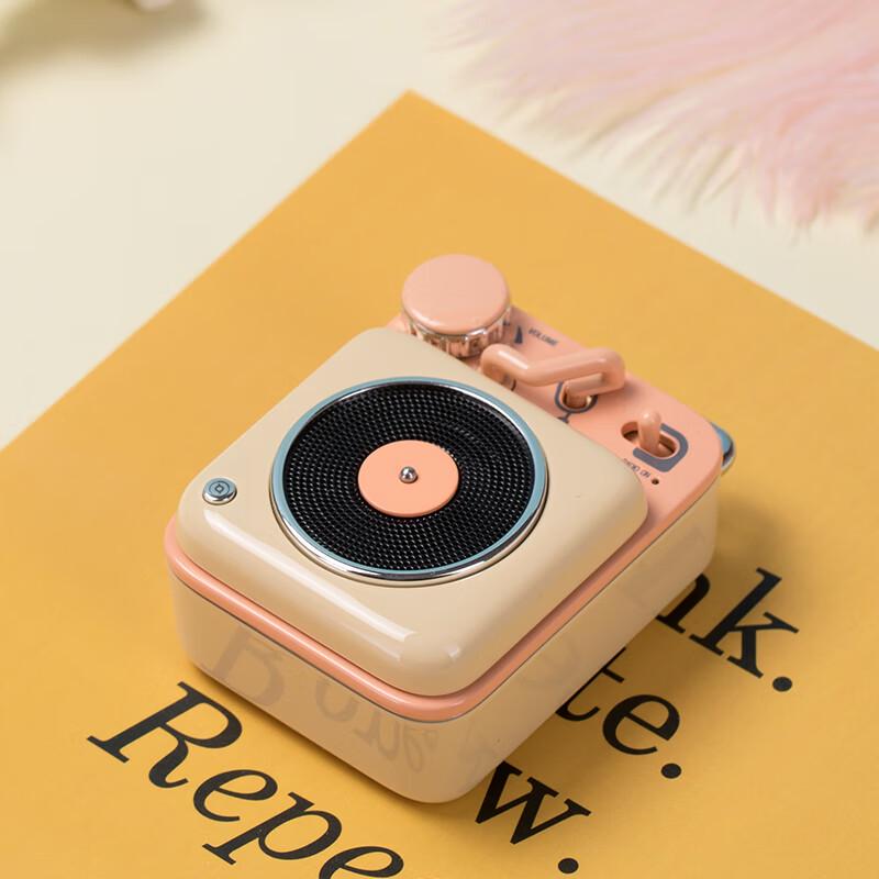 Mao King Atom Record Player B612 Portable Retro Bluetooth Speaker