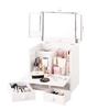 Comes with a Choose from 5 Makeup Box Pure Designed by a Female Staff and Popular On TV Mail [Coming-of-age Ceremony/cosmetic Box] Three-sided Mirror!