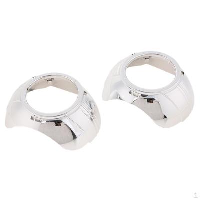 Pair 3.0 Inch Bi-xenon Projector Lens with Shrouds for