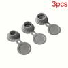 3Pcs Upright Bottle Caps for Shower Gel And Shampoo, Leak-Proof Caps for Kitchen Spice Bottles, Plastic Bottle Caps