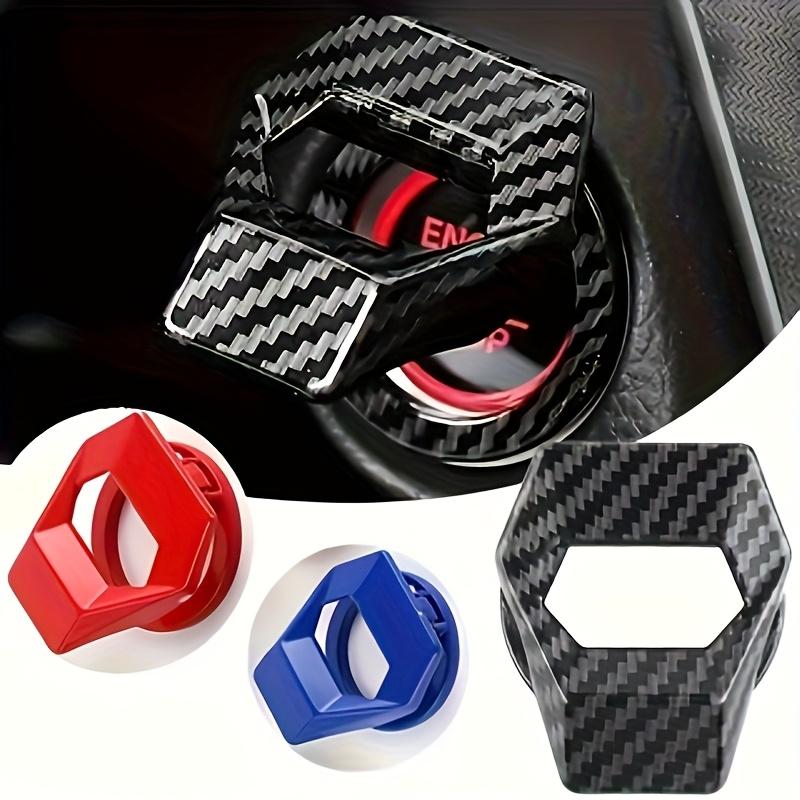 Car One Key Start Cover Ignition Switch Protection Cover, Car Interior One Key Start Protection Scratch Resistant Decorative Cover