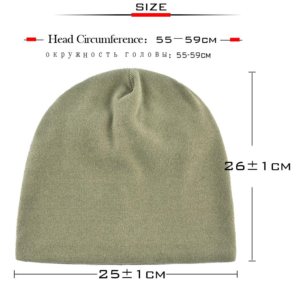 Herbst Winter Mützen Männer Frauen Einfarbig Skullies Beanies Hüte Unisex Mode Hip Hop Turban Hüte