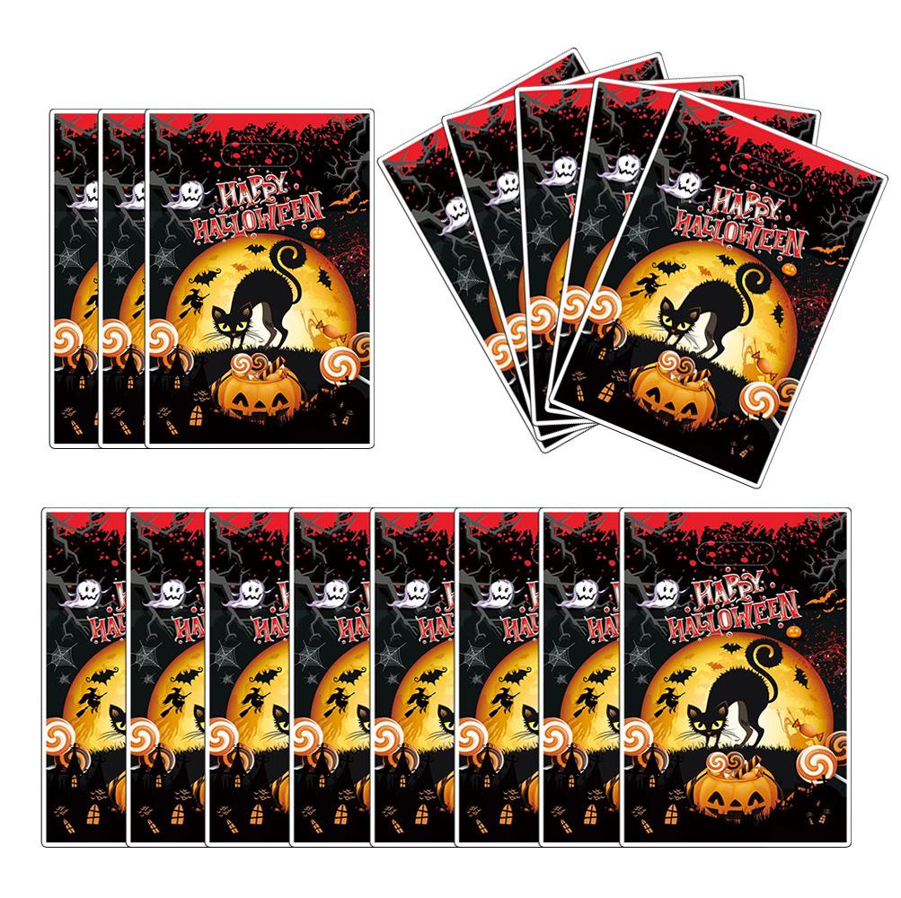 Ghostly Halloween Gift Bags - Skull Trick-or-Treat Party Decorations