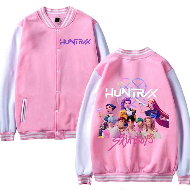 European and American trend witch hunting group Korean version casual hoodie women's plus size baseball jacket autumn and winter coat 5991