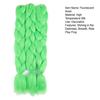 Glowing Braid Anti-slip Role Play Prop High Temperature Silk Lightweight Flashing Light Hair Extensions Dirty for Club