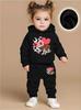 Baby Girl Floral Hoodie & Pants Set - Spring/Autumn Sportswear