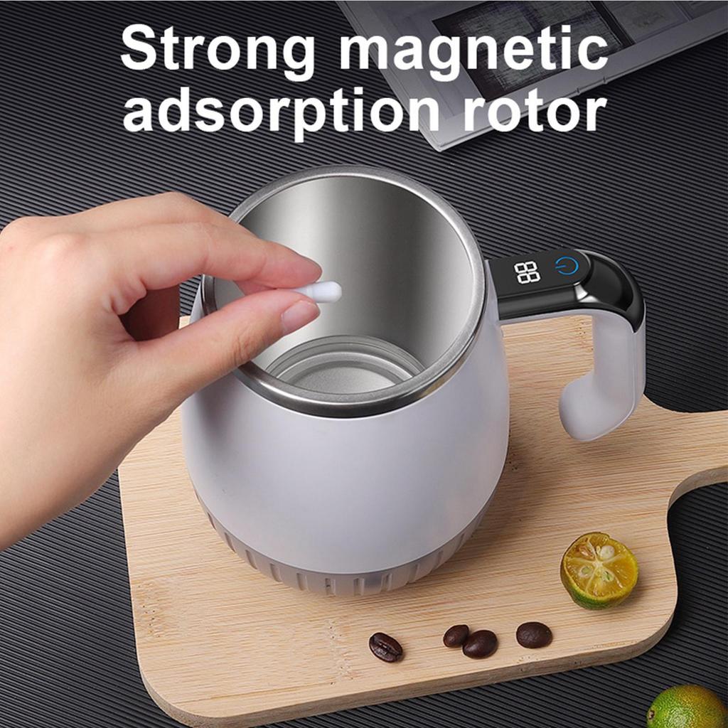 Automatic Magnetic Stirring Cup Rechargeable Stirring Tumbler Electric Mixing Cup With Magnetic Stirrer For Milk Tea Beverage