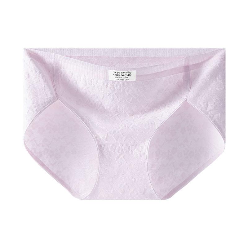 High-Cut Women's Pure Cotton Underwear - 2025 Skin-Friendly No-Ride-Up Briefs