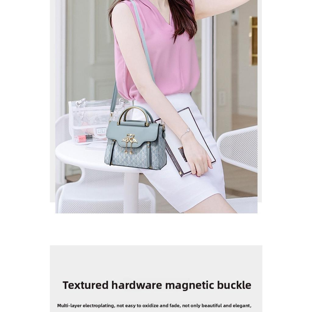 Temperament Kleine Quadratische Tasche, Damenhandtasche, Lässige Umhängetasche, Schultertasche, Bedruckte Tasche