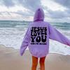 JESUS LIEBT DICH Frühling und Herbst Herren und Damen Mode Sweatshirts Lässig Sport Langarm Bedruckt Harajuku Oberteile Sweatshirts