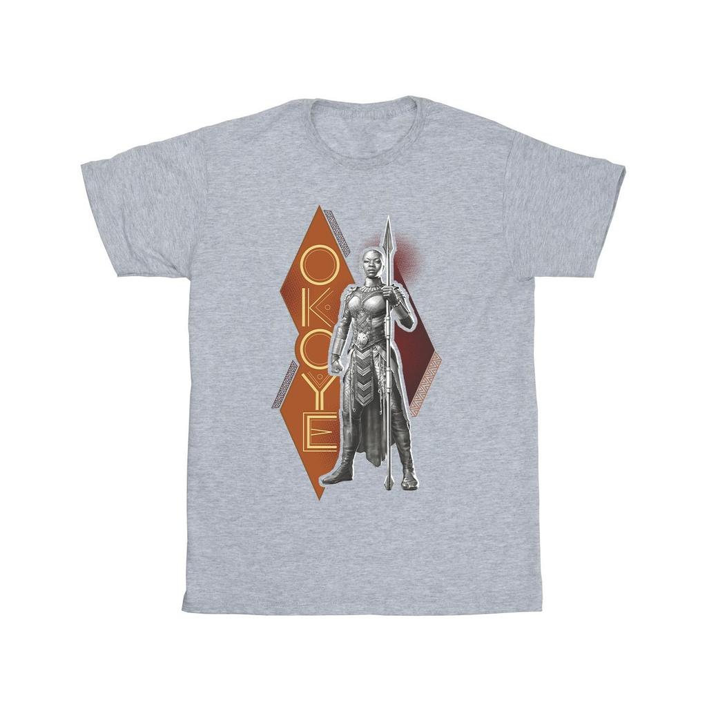 Marvel Mens Wakanda Forever Okoye Stance T-Shirt