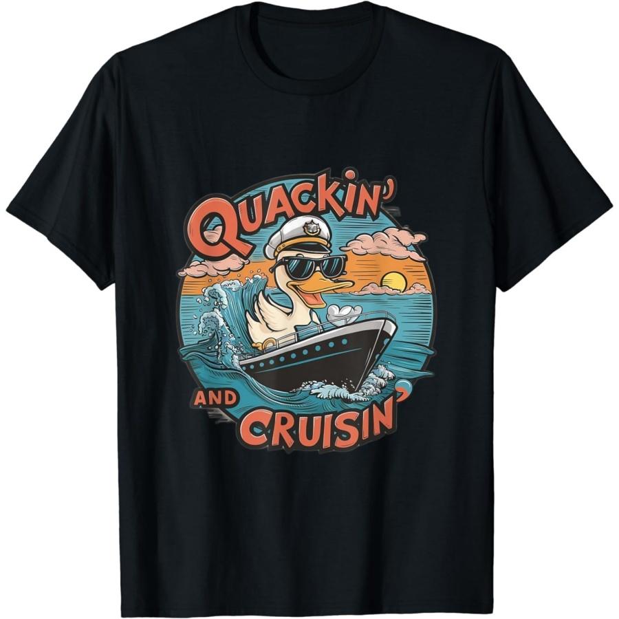 Funny Duck Hunting Hiding, Cruise Duck Hunter, Cruise Ship T-Shirt XXXXXL чёрный