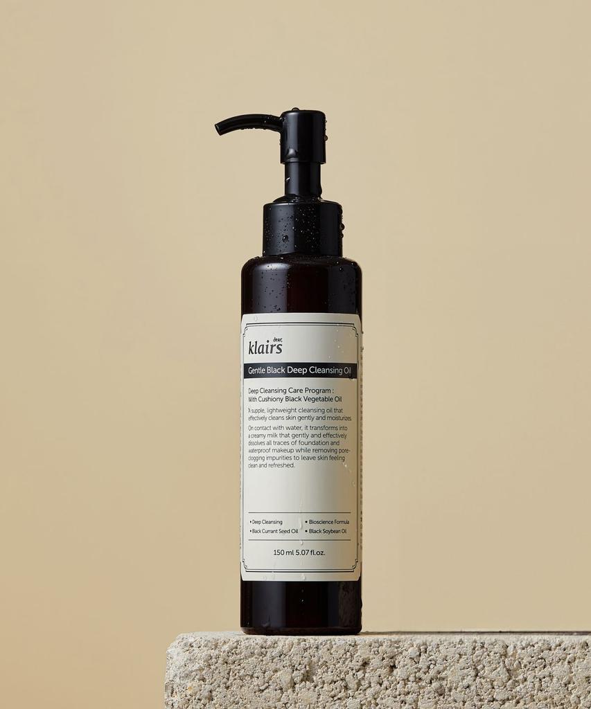 Gentle Black Deep Cleansing Oil Duo (150ml + 150ml) + Unsens Toner 30ml Miniature